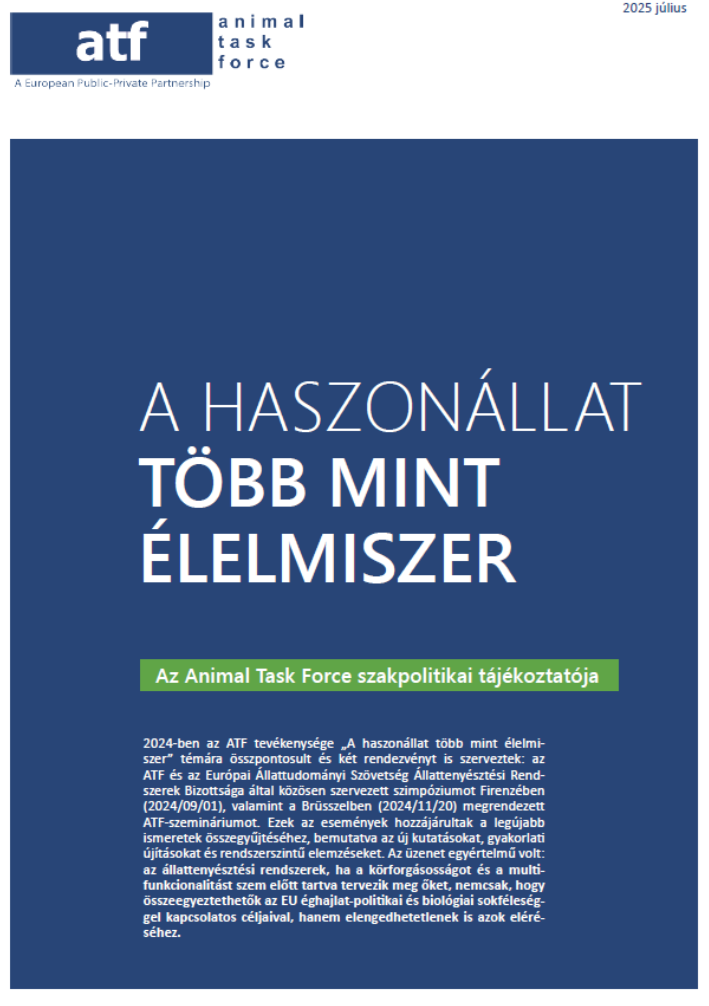 A haszonállat több mint élelmiszer 2025
